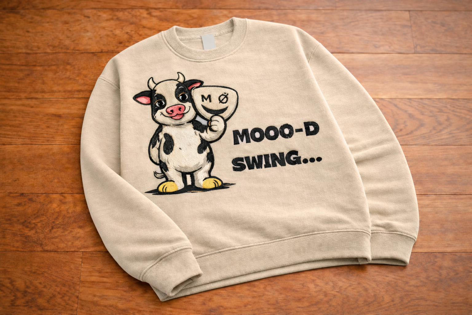 Moood Swing Crewneck - Cow
