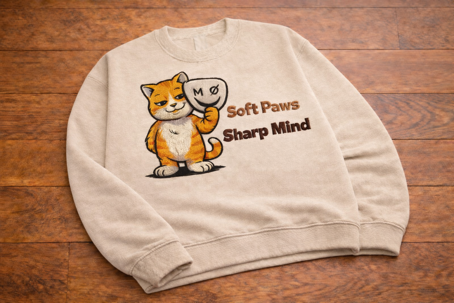 Soft Paws, Sharp Mind Crewneck - Cat