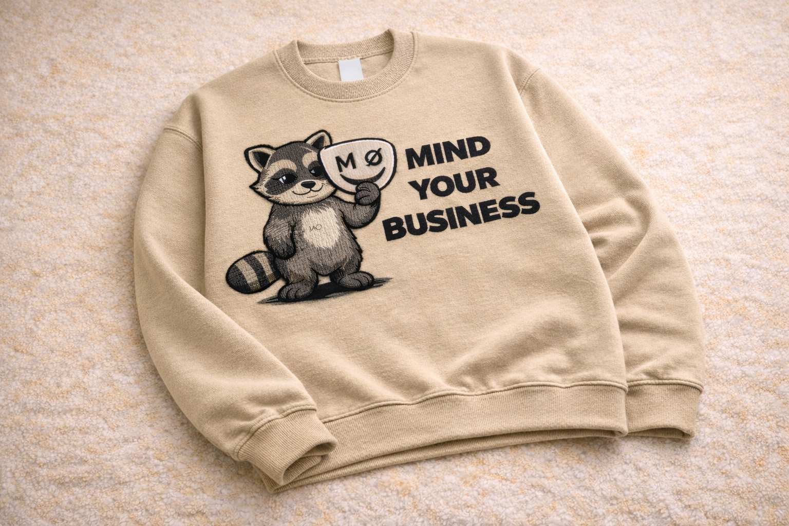 Mind Your Business Crewneck - Reacoon