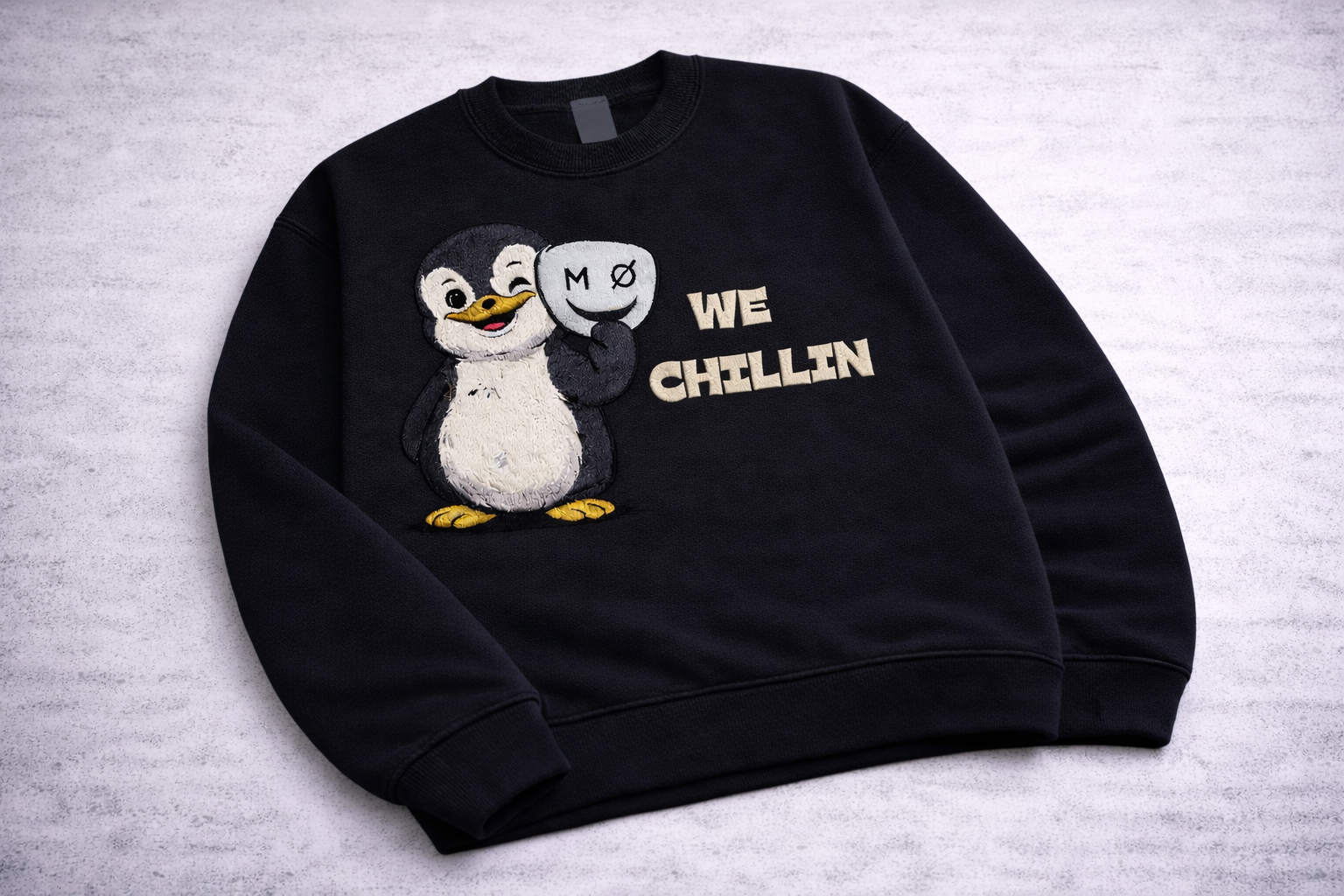 We Chillin Crewneck - Penguin