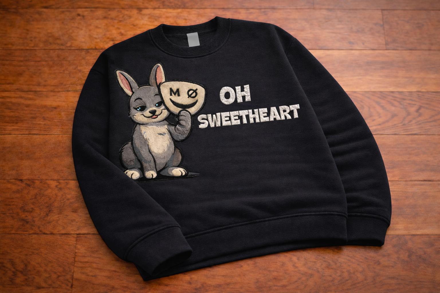 Oh Sweetheart Crewneck - Rabbit