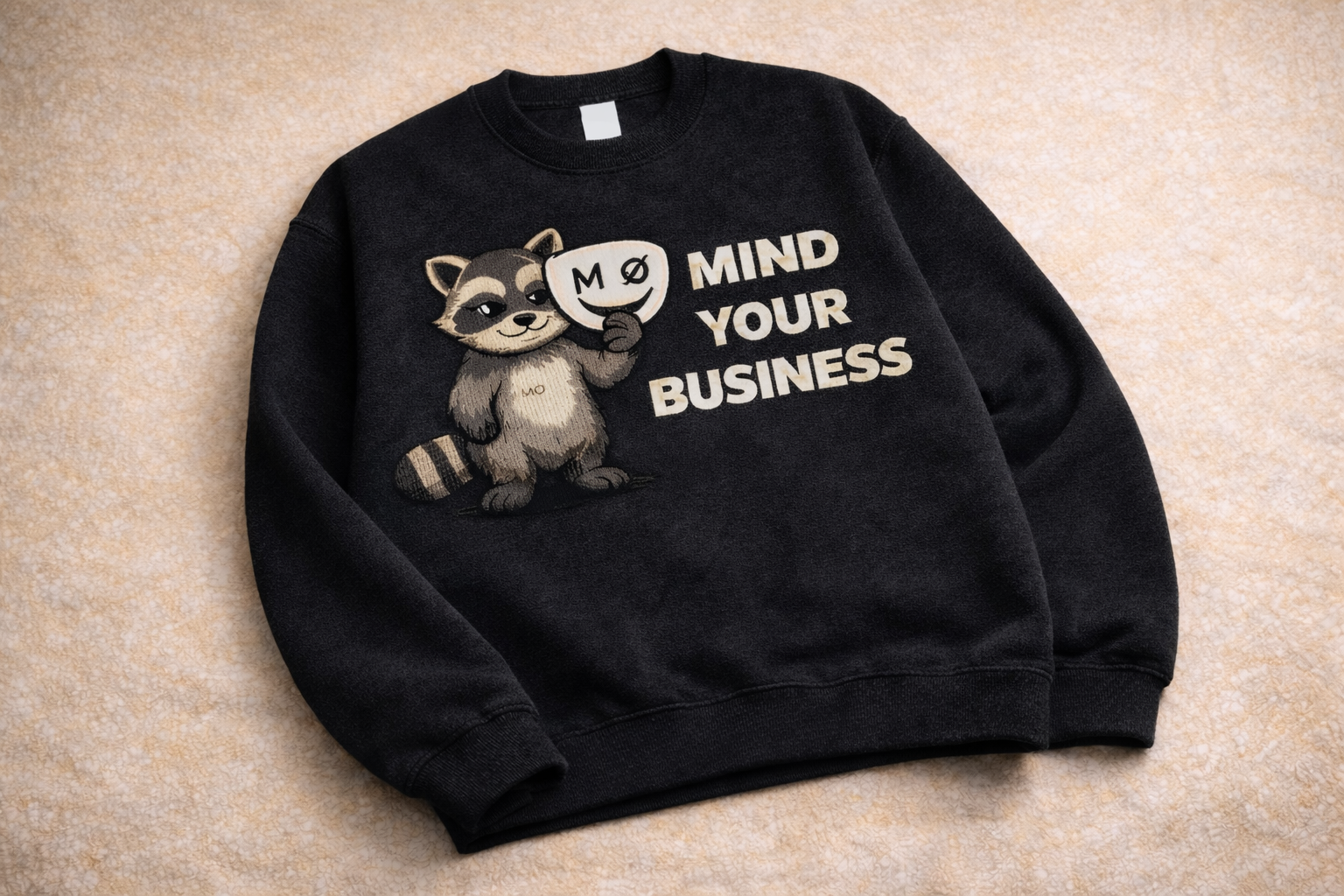 Mind Your Business Crewneck - Reacoon