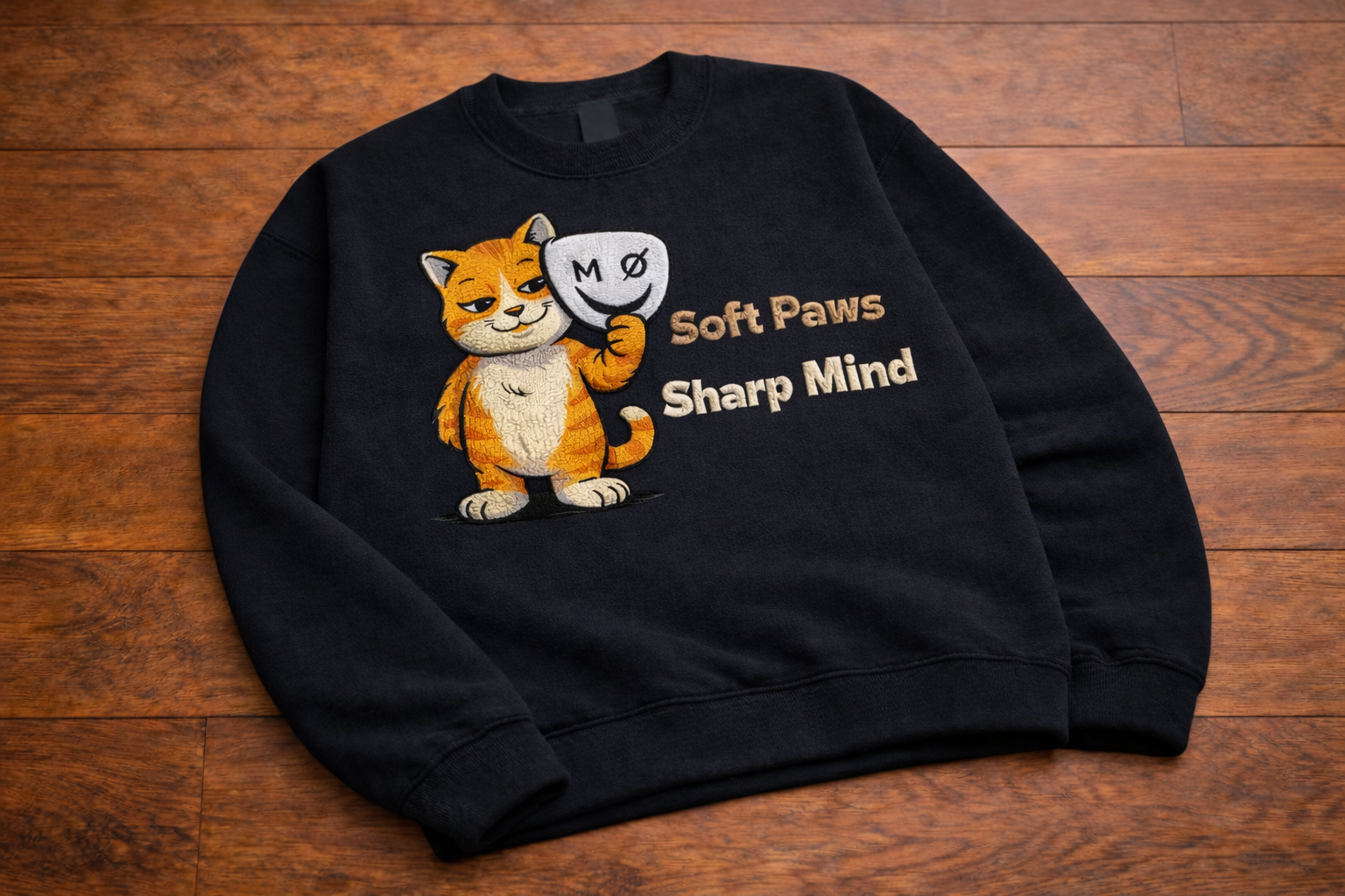 Soft Paws, Sharp Mind Crewneck - Cat