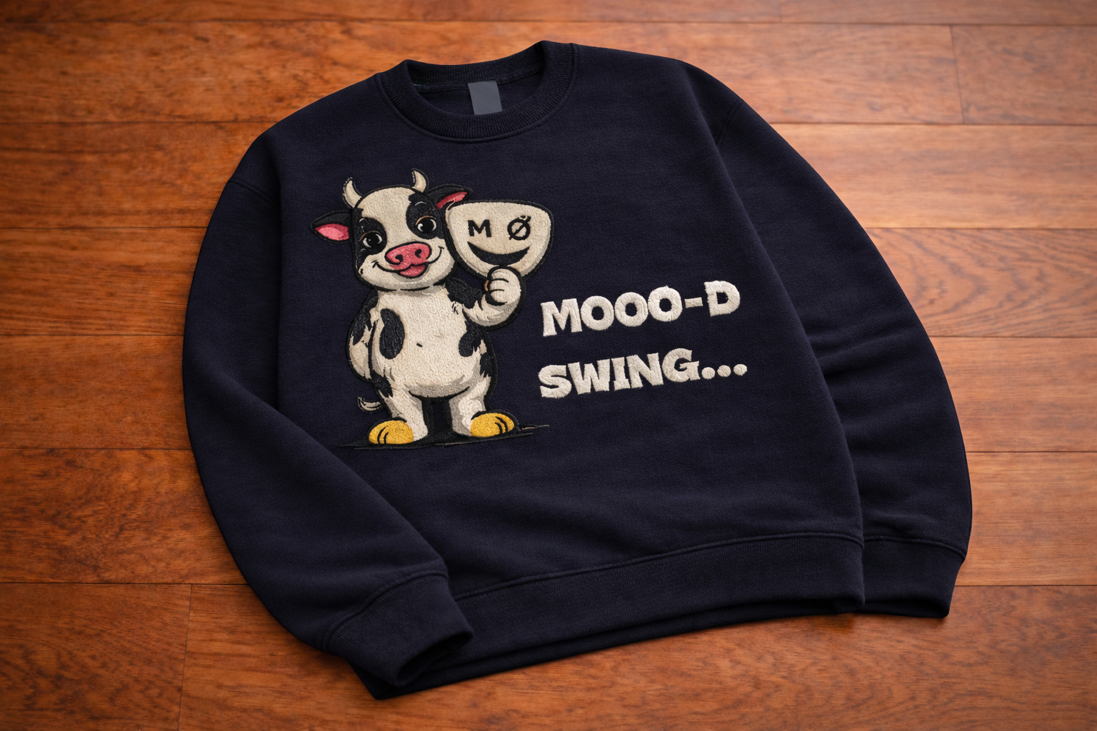 Moood Swing Crewneck - Cow