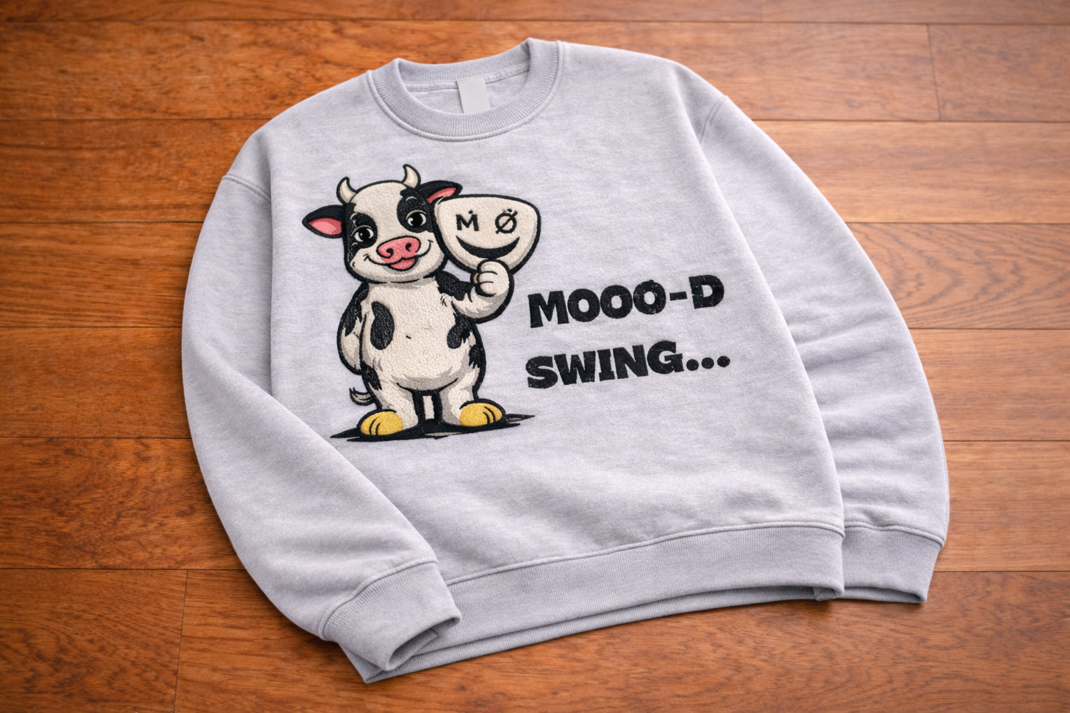Moood Swing Crewneck - Cow
