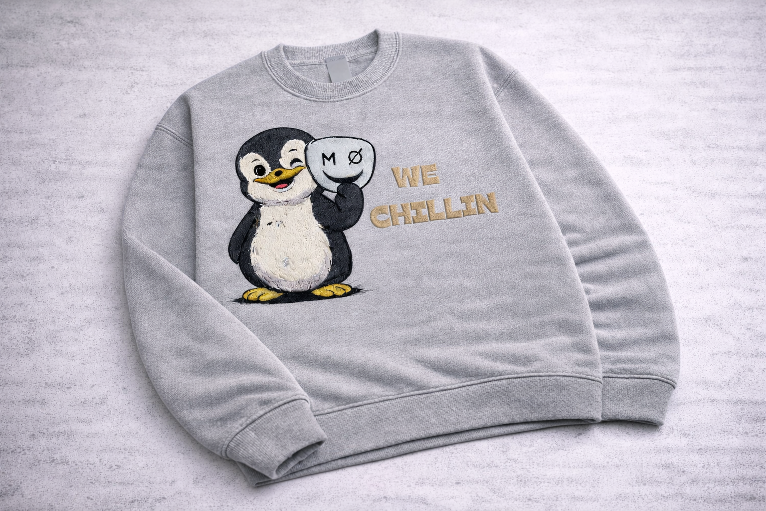 We Chillin Crewneck - Penguin