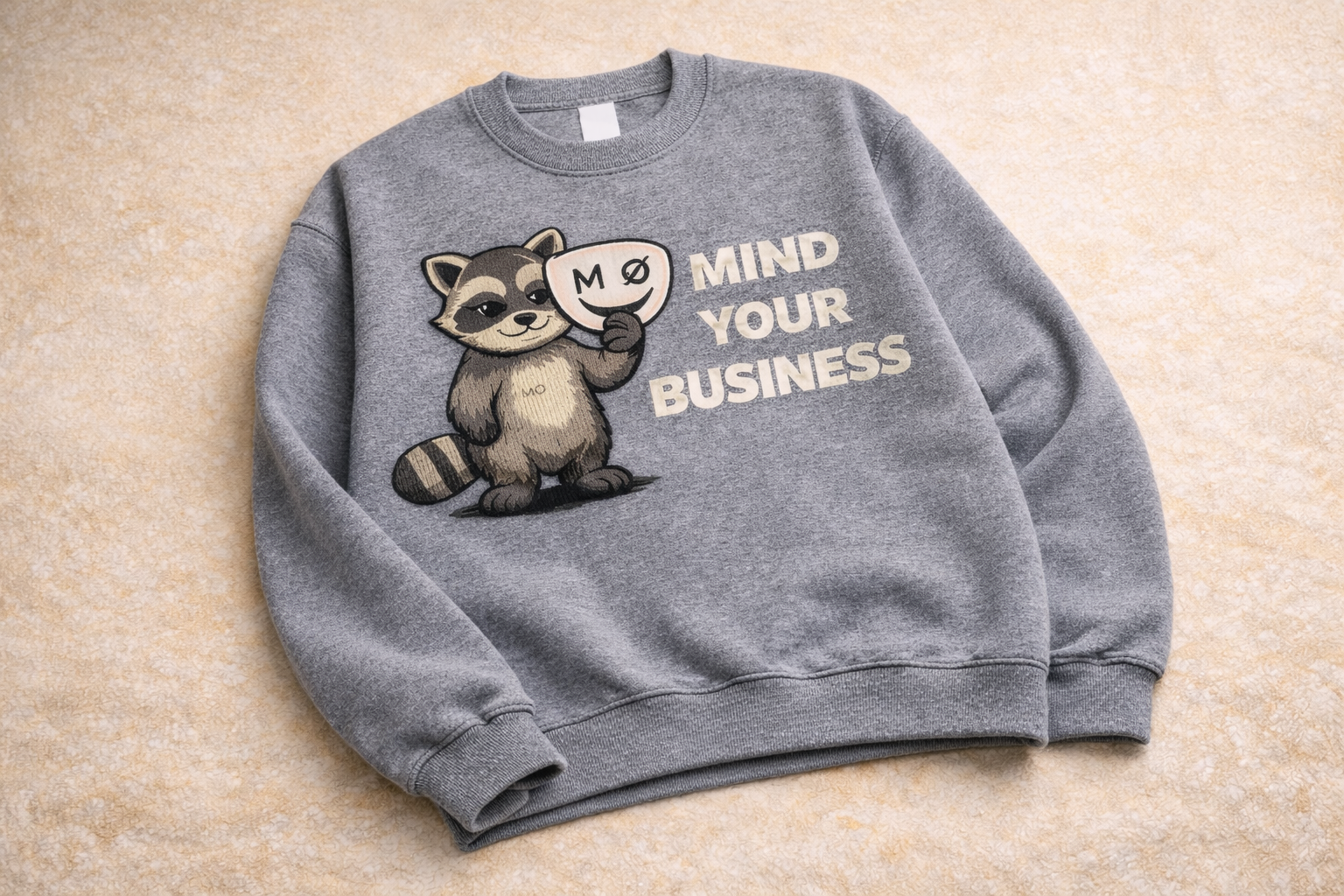 Mind Your Business Crewneck - Reacoon