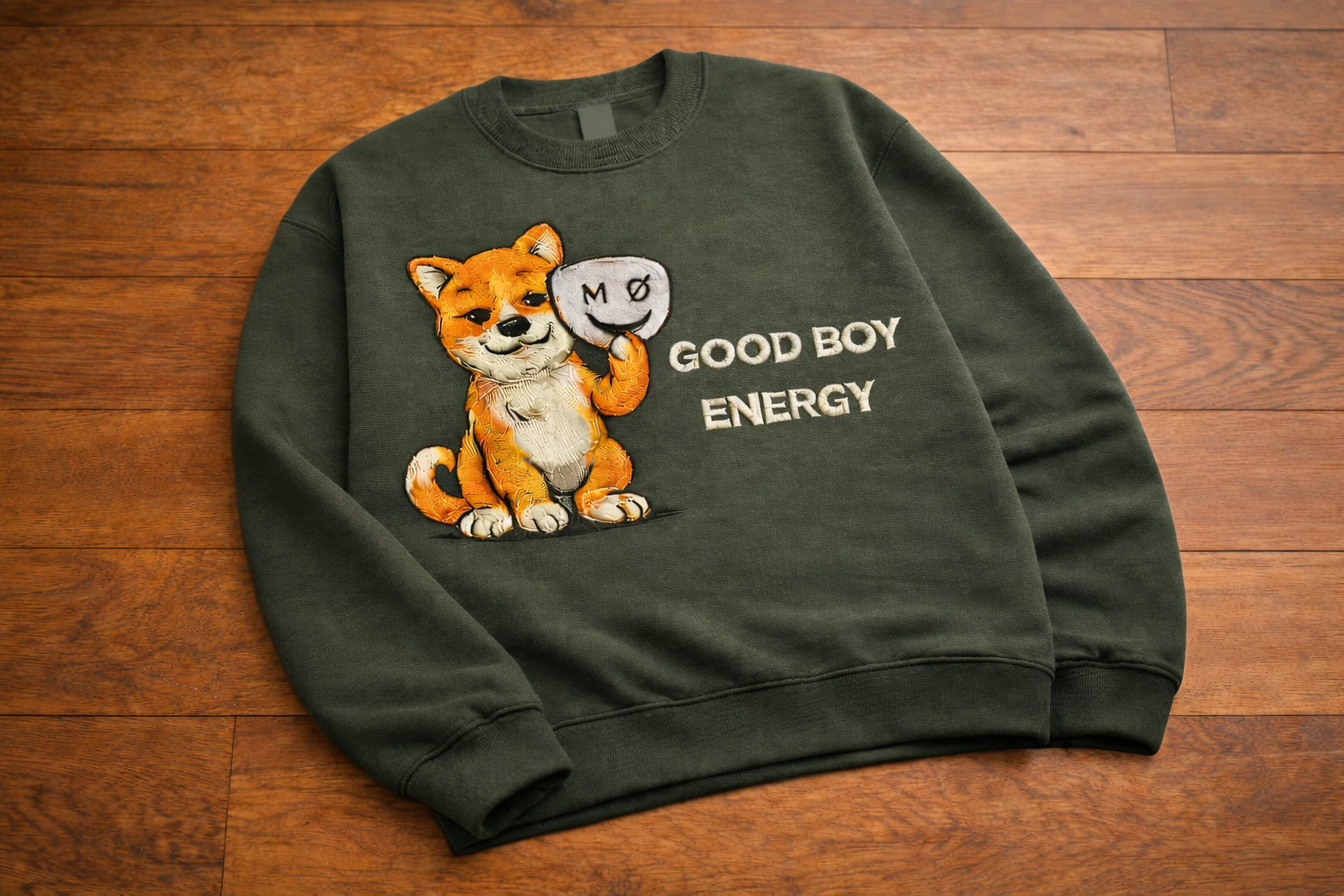 Good Boy Energy Crewneck - Shiba Inu
