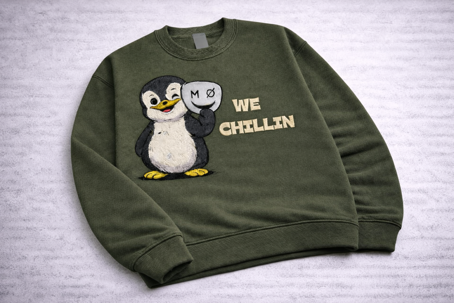 We Chillin Crewneck - Penguin