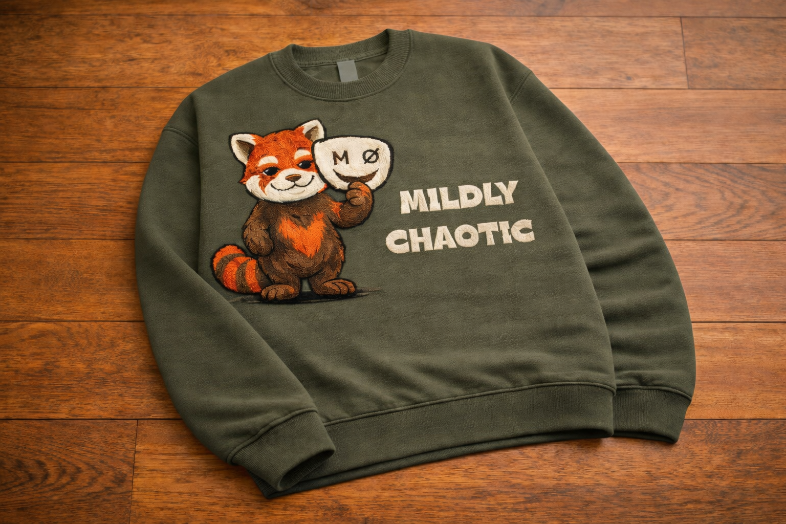 Mildly Chaotic Crewneck - Red Panda