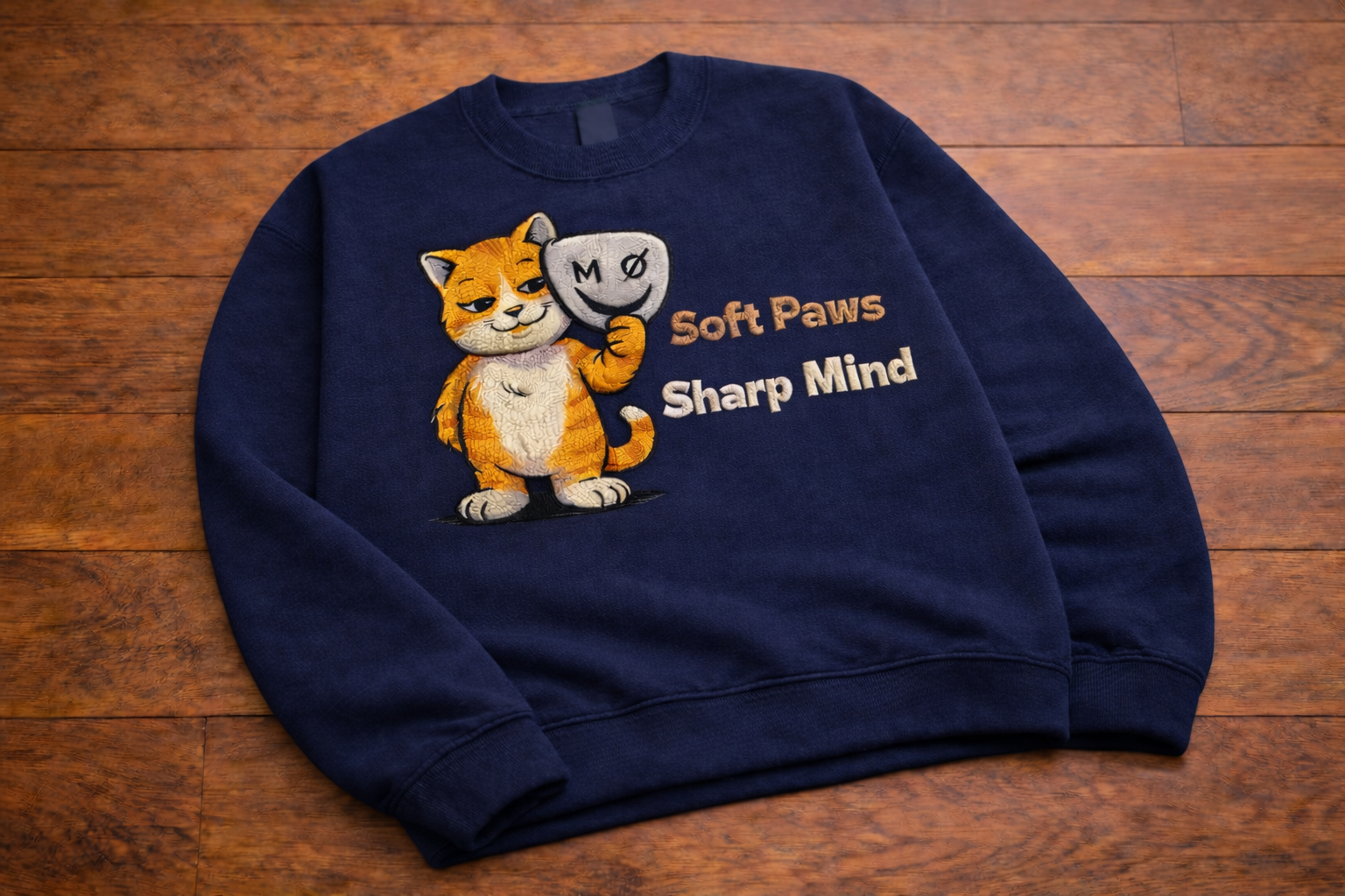Soft Paws, Sharp Mind Crewneck - Cat