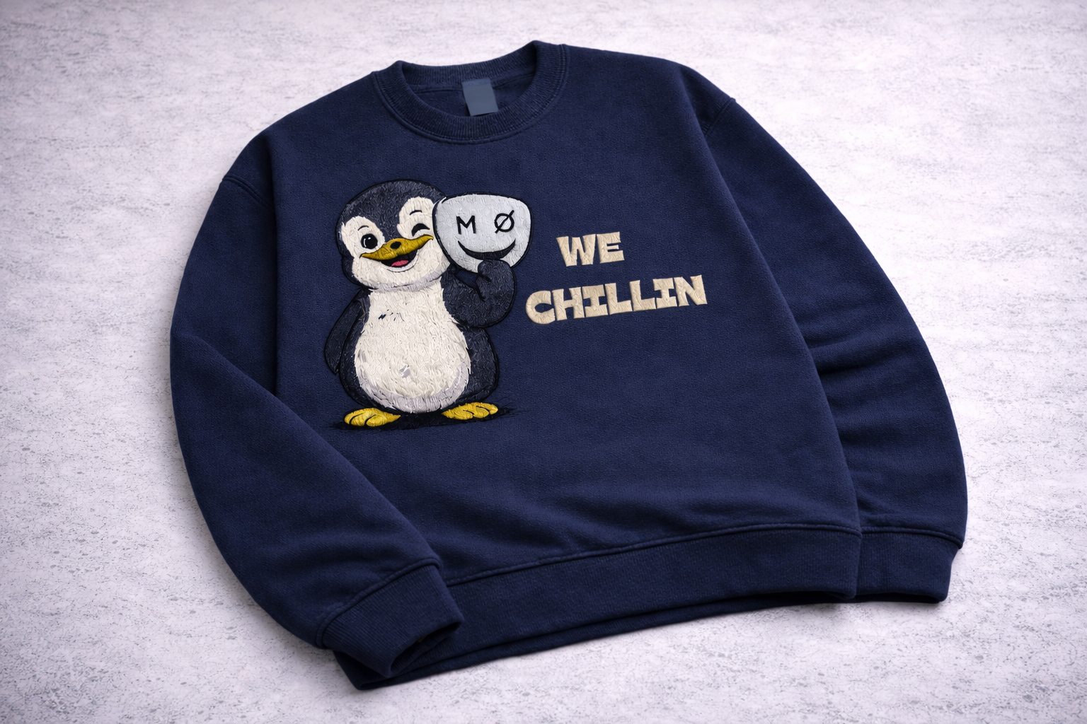 We Chillin Crewneck - Penguin