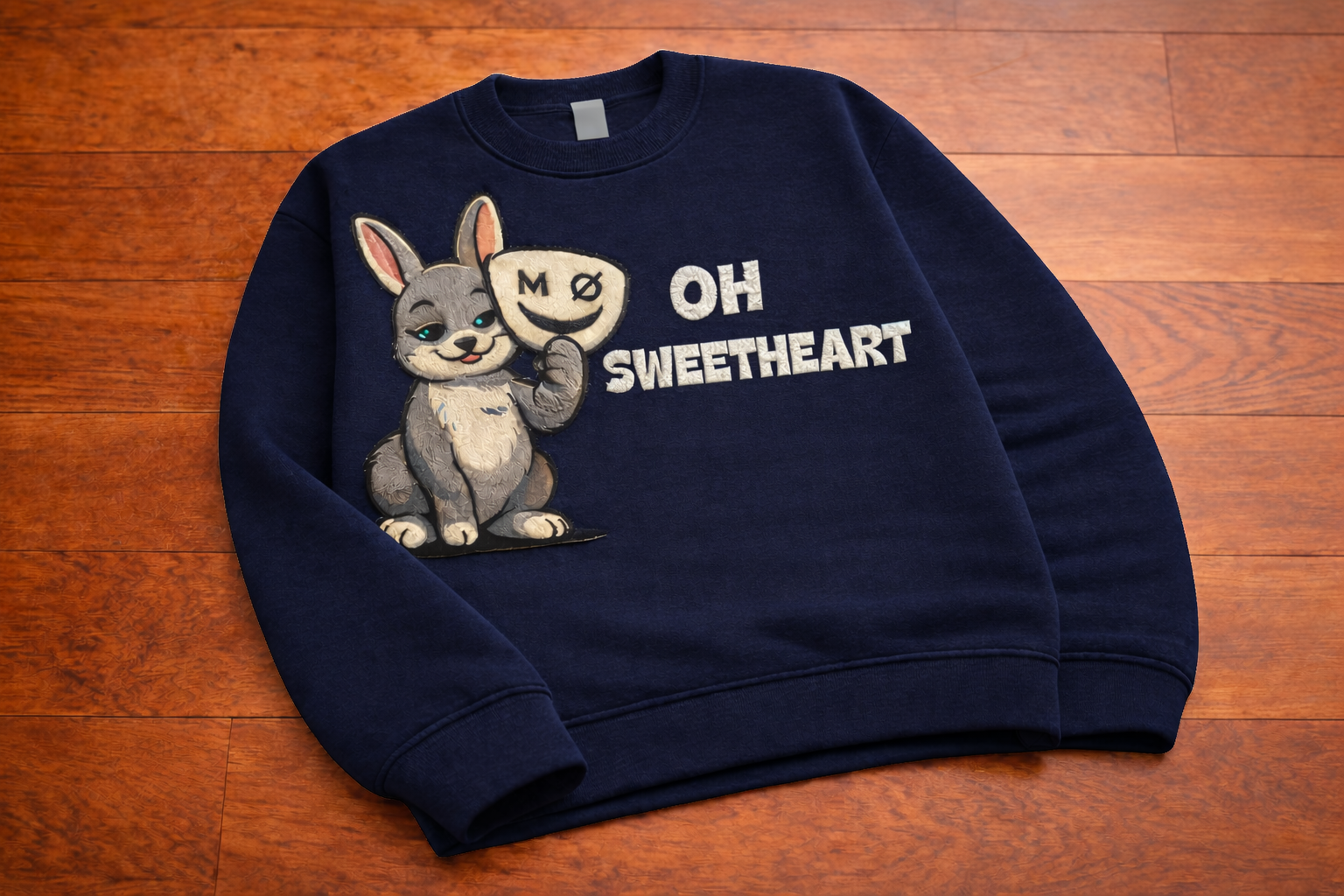 Oh Sweetheart Crewneck - Rabbit