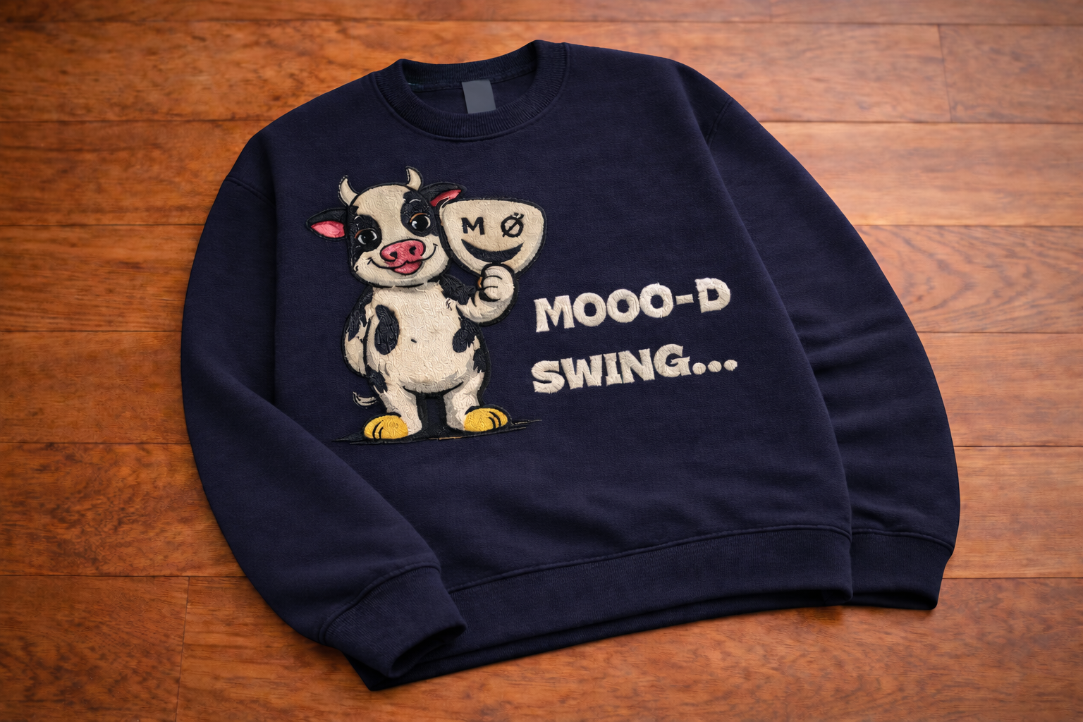 Moood Swing Crewneck - Cow