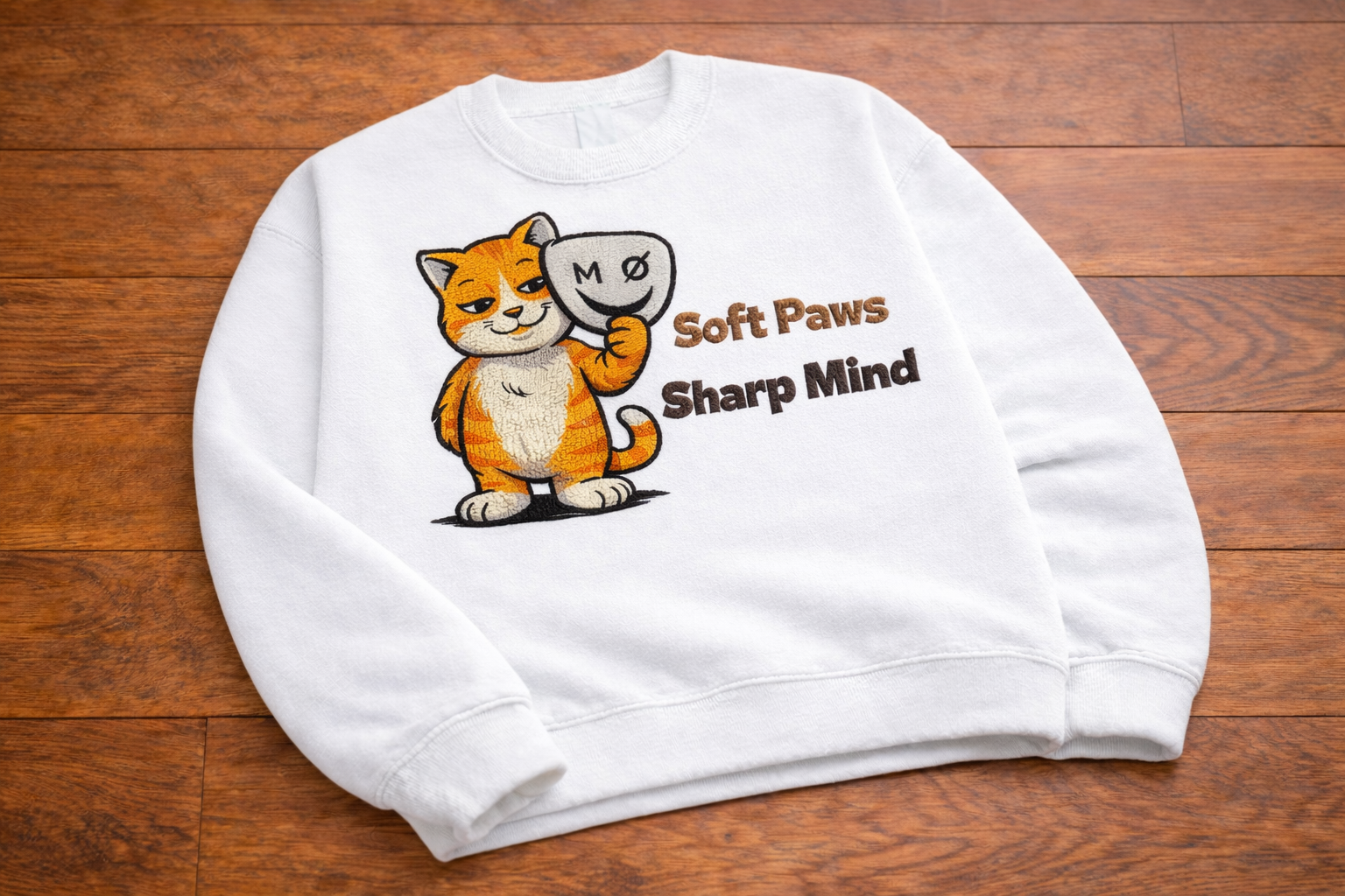 Soft Paws, Sharp Mind Crewneck - Cat