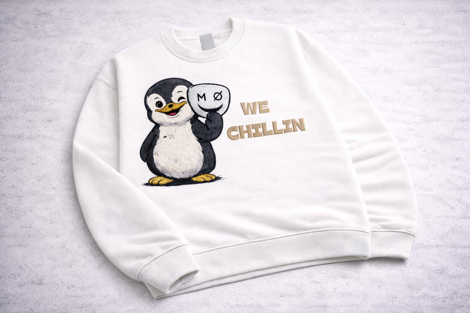 We Chillin Crewneck - Penguin