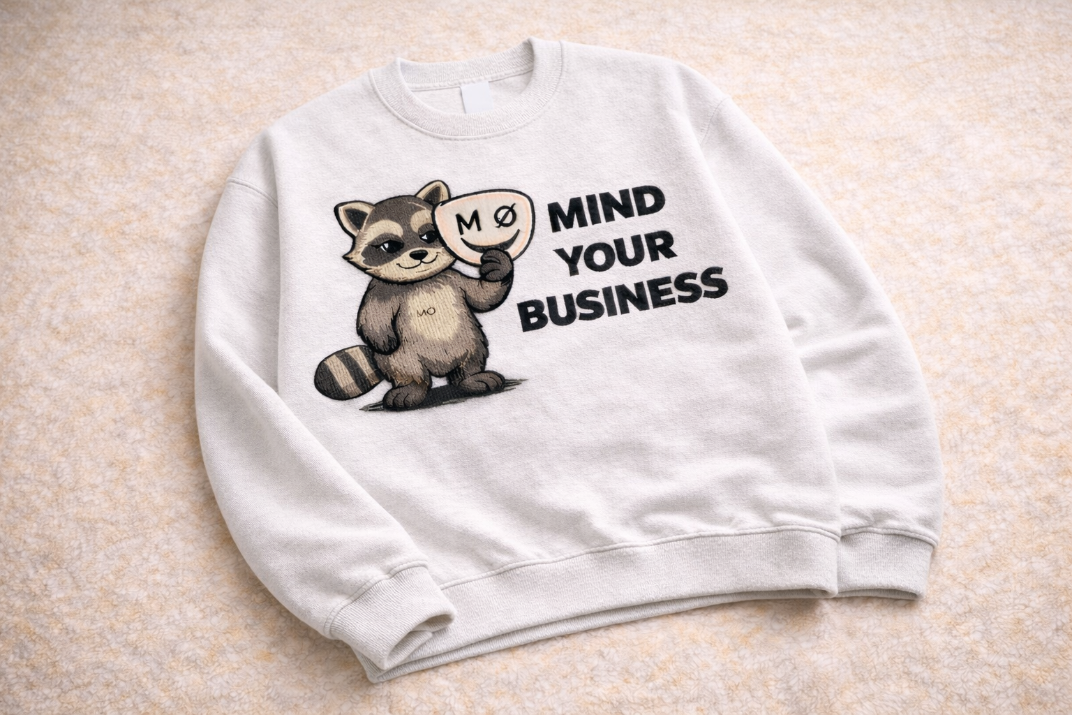 Mind Your Business Crewneck - Reacoon